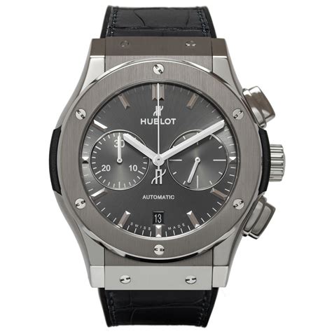 hublot classic fusion racing grey titanium chronograph|Hublot classic fusion classico.